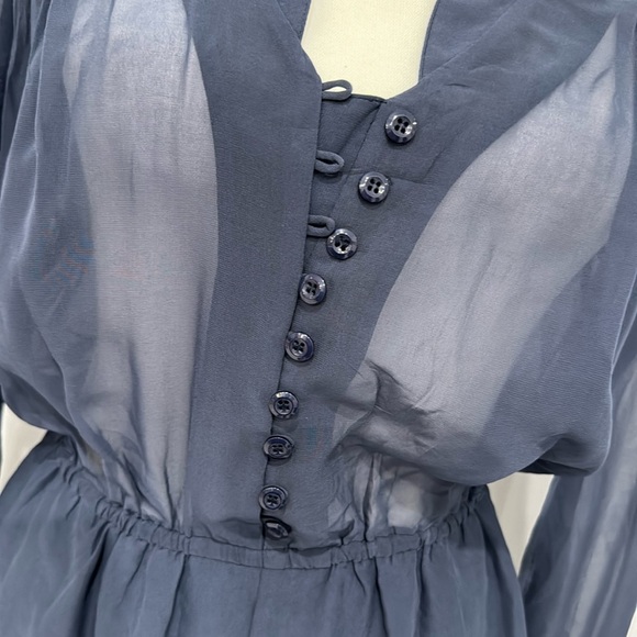 NWT 🏷️ BCBGeneration Women's Long Sleeve Blouse Romper size S - Picture 7 of 12